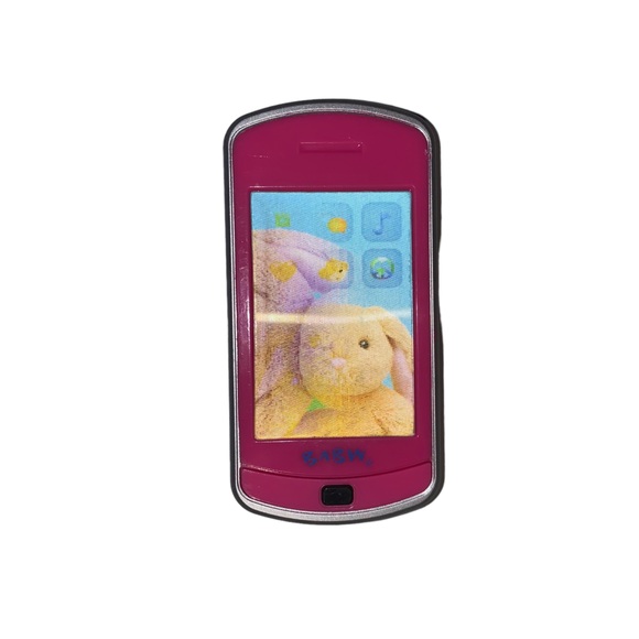 Build A Bear Pink Slide Keyboard Cell Phone Toy - Picture 7 of 7